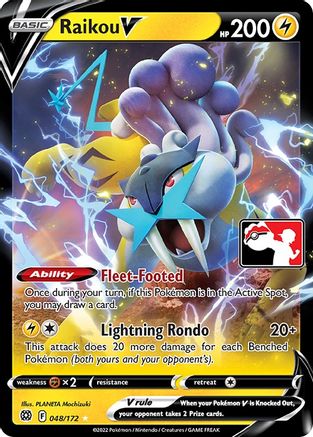 Raikou V (48/172) [Prize Pack Series Cards] Holofoil - Ultra Rare