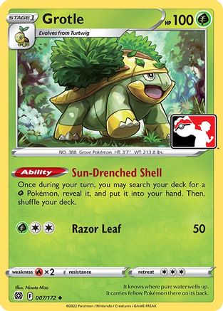 Grotle (007) [Prize Pack Series Cards] Holofoil - Uncommon