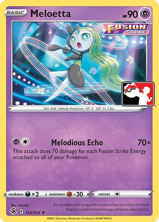 Meloetta (124) [Prize Pack Series Cards] - Rare