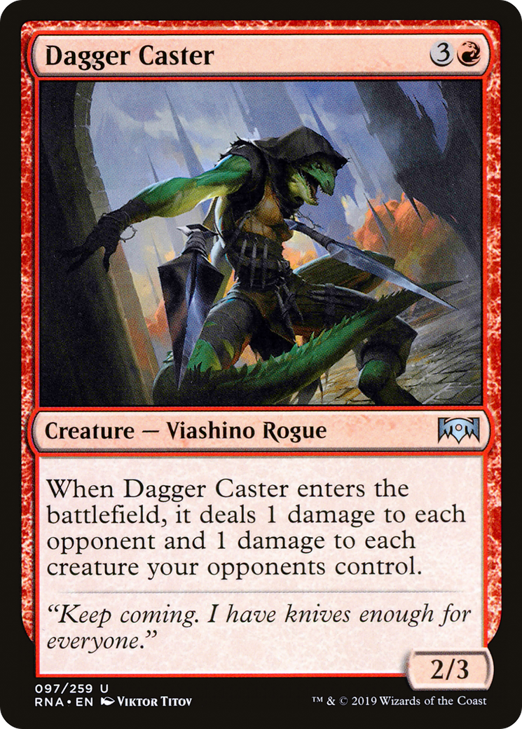 Dagger Caster (RNA-097) [Ravnica Allegiance] Foil