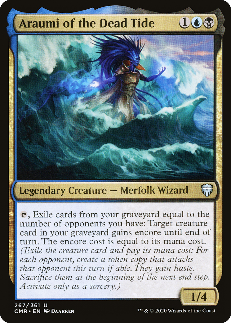 Araumi of the Dead Tide (CMR-267) [Commander Legends]