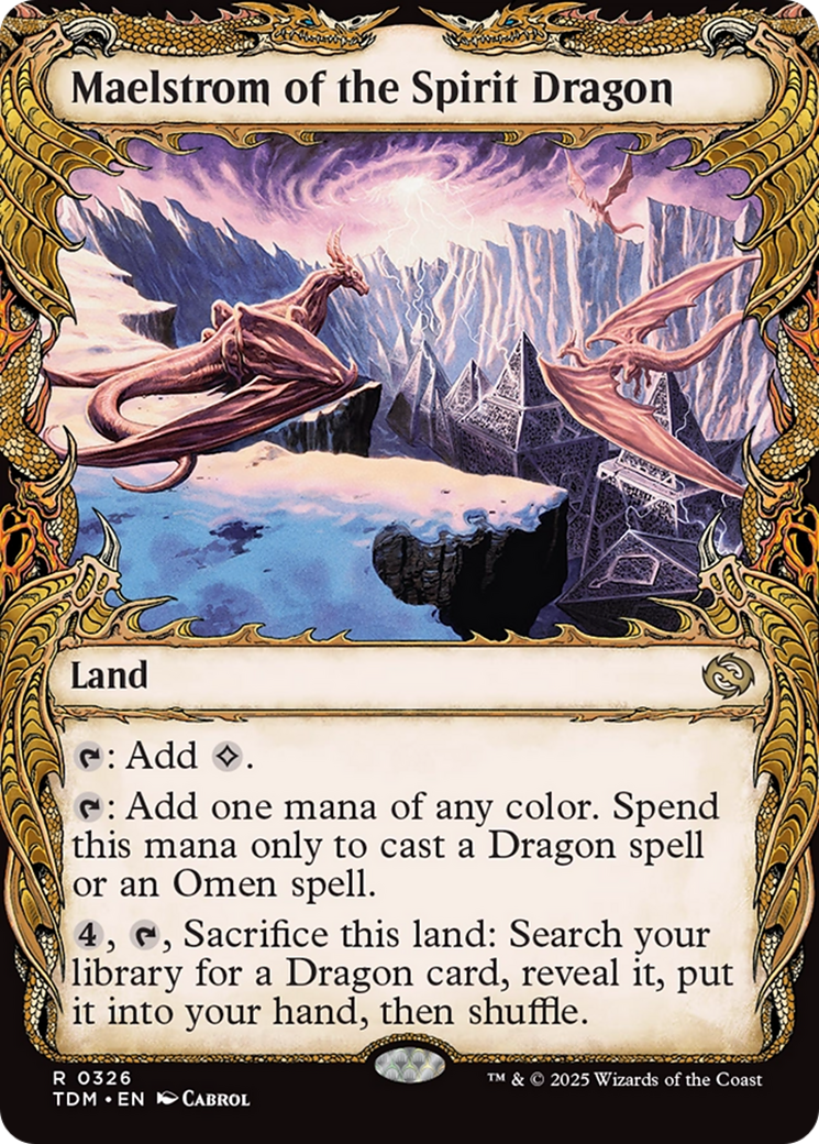 Maelstrom of the Spirit Dragon (Showcase) (TDM-326) [Tarkir: Dragonstorm]