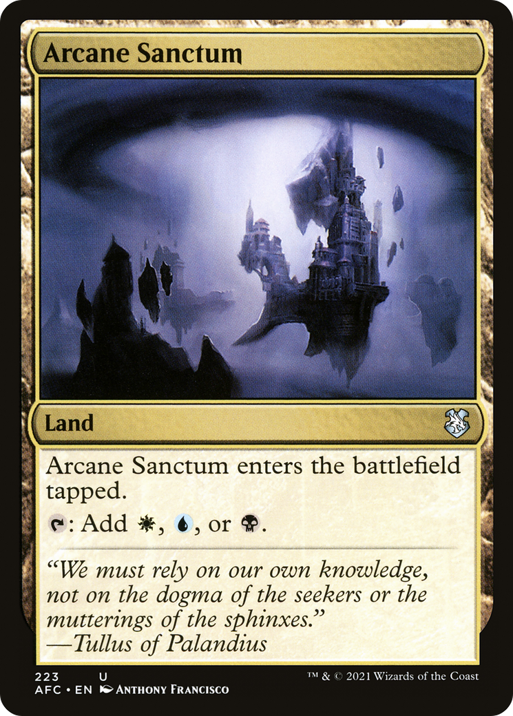 Arcane Sanctum (AFC-223) [Forgotten Realms Commander]
