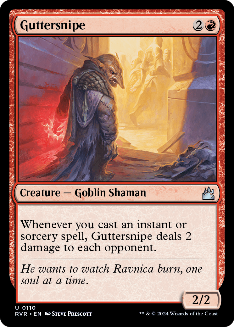 Guttersnipe (RVR-110) [Ravnica Remastered] Foil
