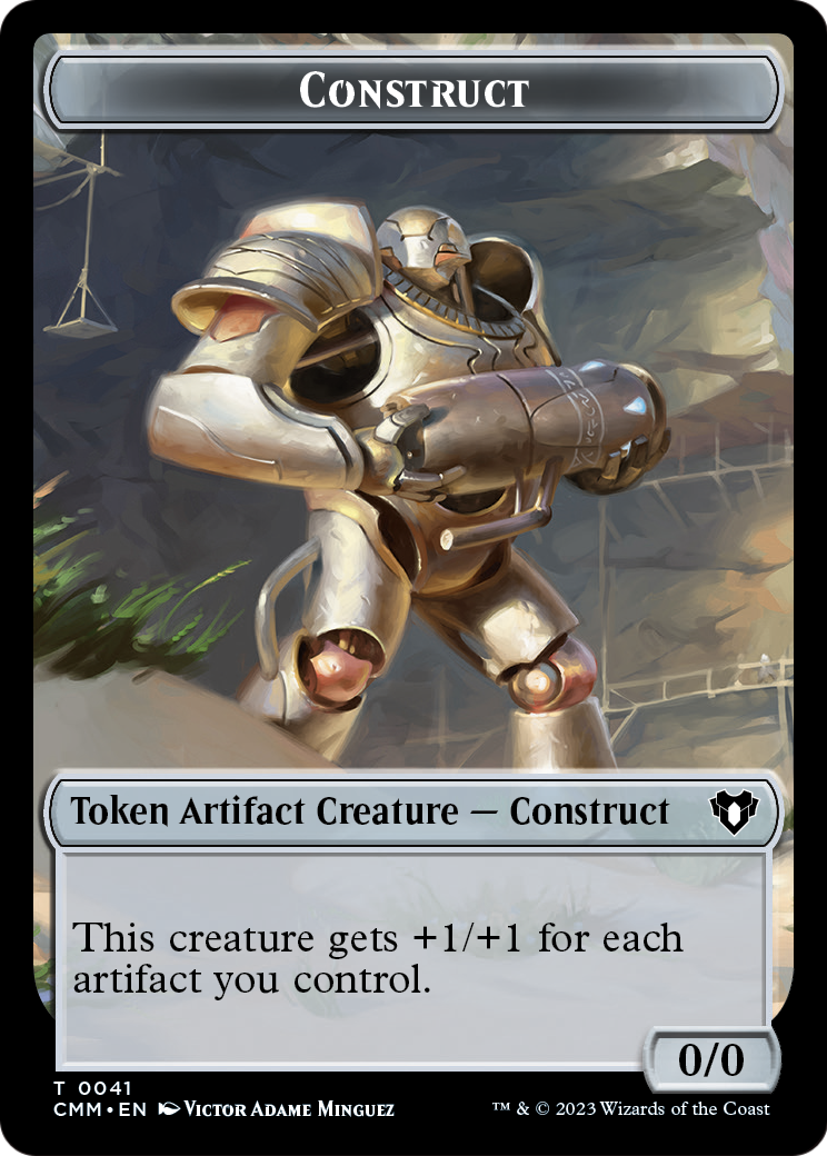Construct (TCMM-041) [Commander Masters Tokens] Foil