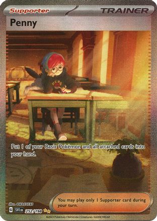 Penny (252/198) [SV01 Scarlet & Violet Base Set] Holofoil - Special Illustration Rare