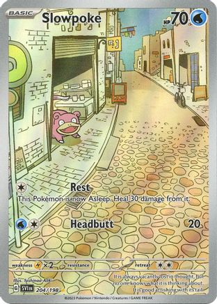 Slowpoke (204/198) [SV01 Scarlet & Violet Base Set] Holofoil - Illustration Rare