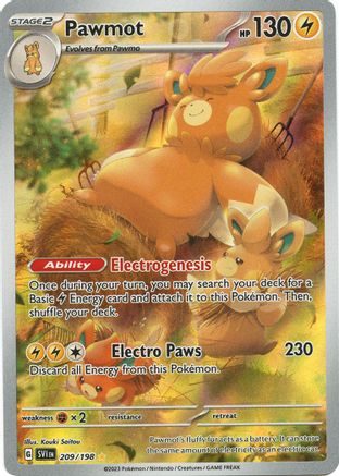 Pawmot (209/198) [SV01 Scarlet & Violet Base Set] Holofoil - Illustration Rare