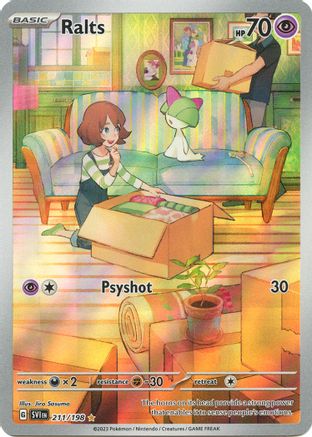 Ralts (211/198) [SV01 Scarlet & Violet Base Set] Holofoil - Illustration Rare