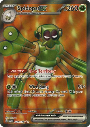 Spidops ex (223/198) [SV01 Scarlet & Violet Base Set] Holofoil - Ultra Rare