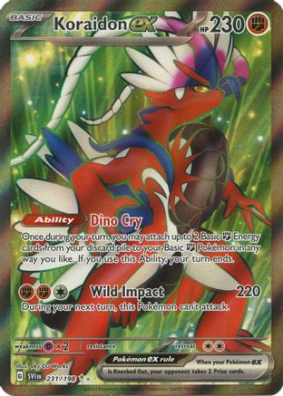 Koraidon ex (231/198) [SV01 Scarlet & Violet Base Set] Holofoil - Ultra Rare