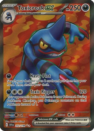 Toxicroak ex (232/198) [SV01 Scarlet & Violet Base Set] Holofoil - Ultra Rare