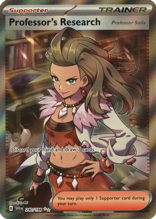 Professor's Research [Professor Sada] (240/198) [SV01 Scarlet & Violet Base Set] Holofoil - Ultra Rare