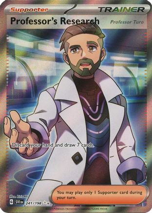 Professor's Research [Professor Turo] (241/198) [SV01 Scarlet & Violet Base Set] Holofoil - Ultra Rare