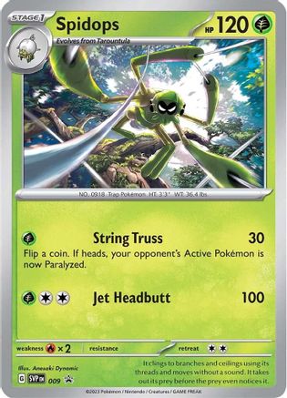 Spidops (009) [SV Scarlet & Violet Promo Cards] Holofoil - Promo