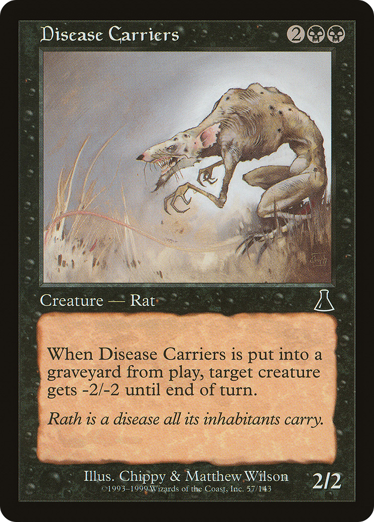 Disease Carriers (UDS-057) [Urza's Destiny]