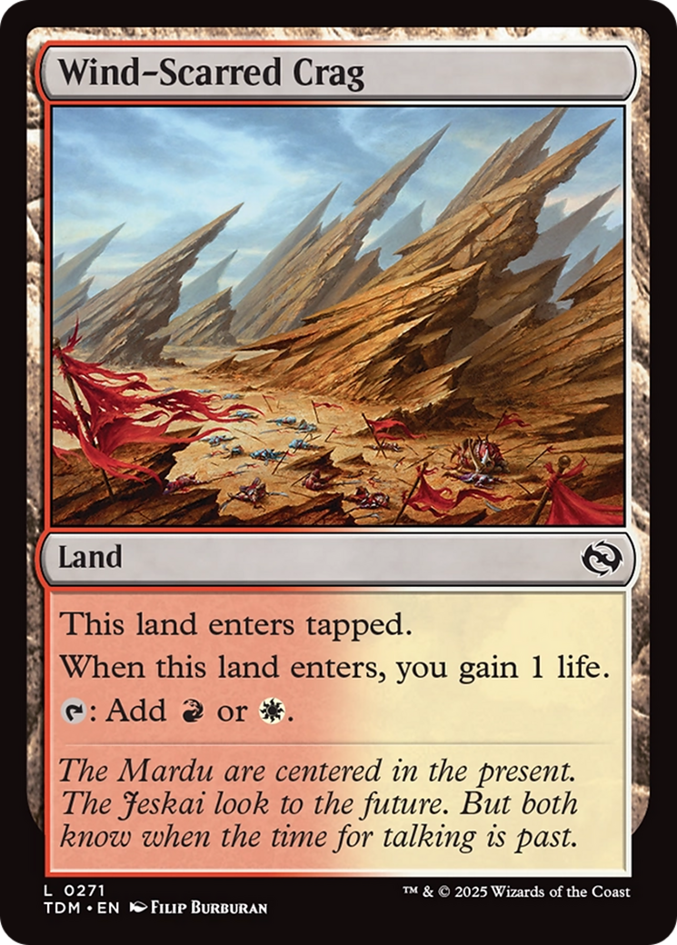 Wind-Scarred Crag (TDM-271) [Tarkir: Dragonstorm]