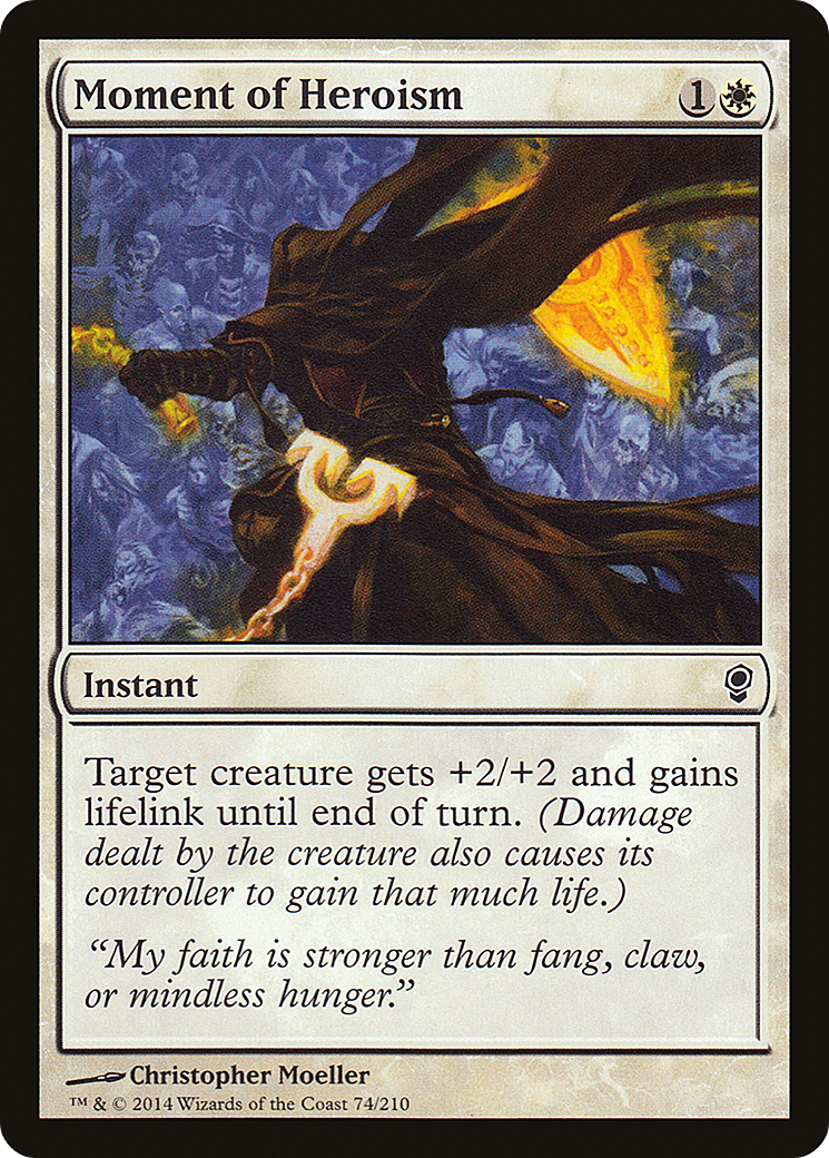 Moment of Heroism (CNS-074) [Conspiracy] Foil