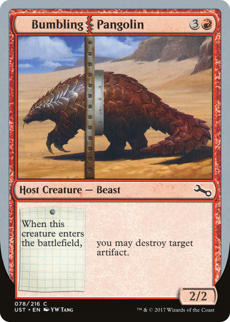 Bumbling Pangolin (UST-078) [Unstable] Foil