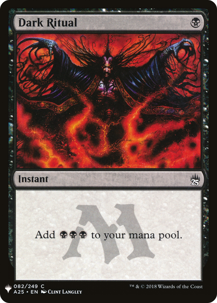 Dark Ritual (A25) (LIST-A25-82) [The List]