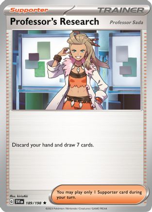 Professor's Research (189/198) [Deck Exclusives] - Rare