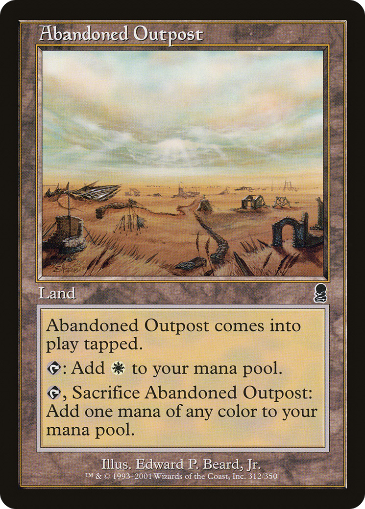 Abandoned Outpost (ODY-312) [Odyssey] Foil