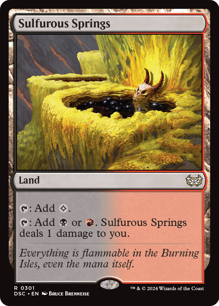Sulfurous Springs (DSC-301) [Duskmourn: House of Horror Commander]