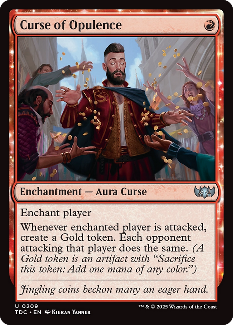 Curse of Opulence (TDC-209) [Commander: Tarkir: Dragonstorm]