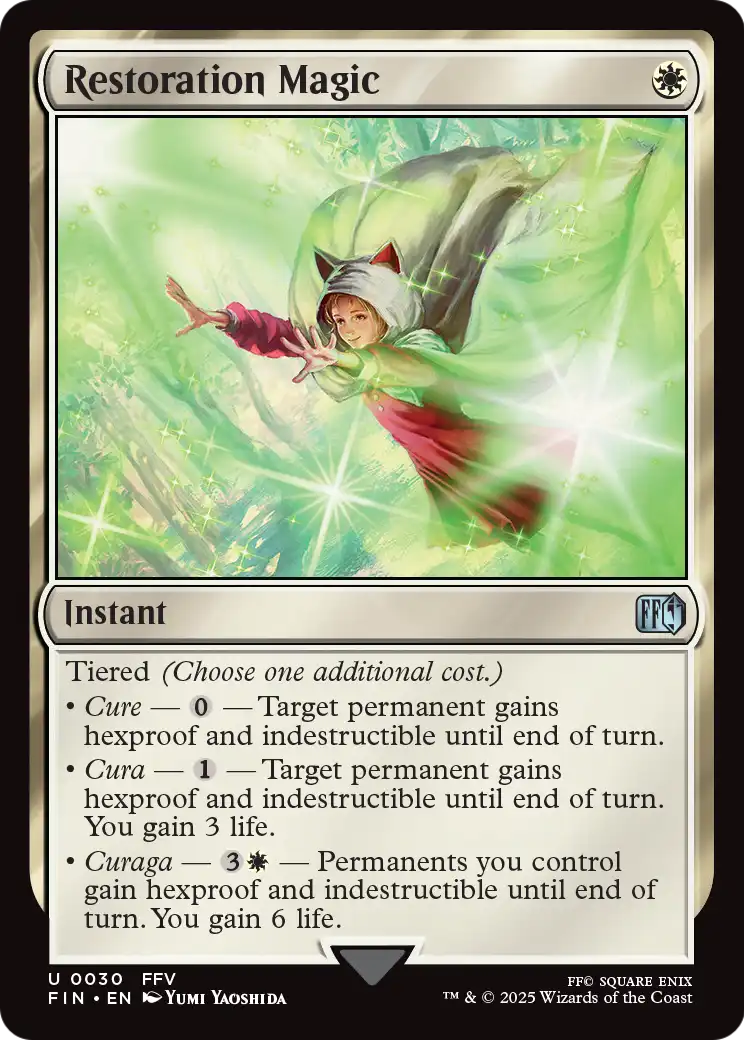 Restoration Magic (FIN-030) [FINAL FANTASY] Foil