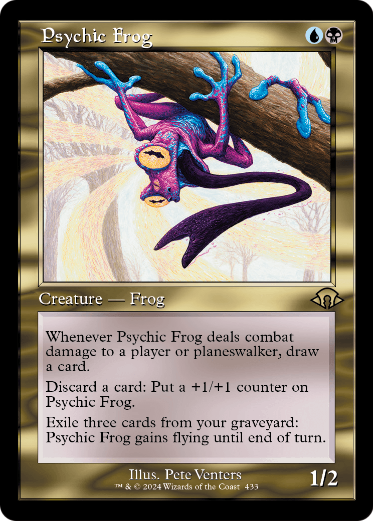 Psychic Frog (Retro Frame) (MH3-433) [Modern Horizons 3] Foil
