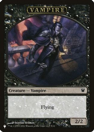 Vampire // Zombie Double-sided Token (LIST-5 // 5) [The List Reprints]