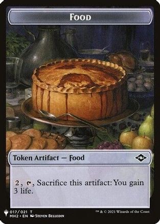 Food // Golem Double-sided Token (LIST-17 // 27) [The List Reprints]