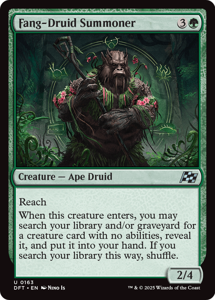 Fang-Druid Summoner (DFT-163) [Aetherdrift] Foil