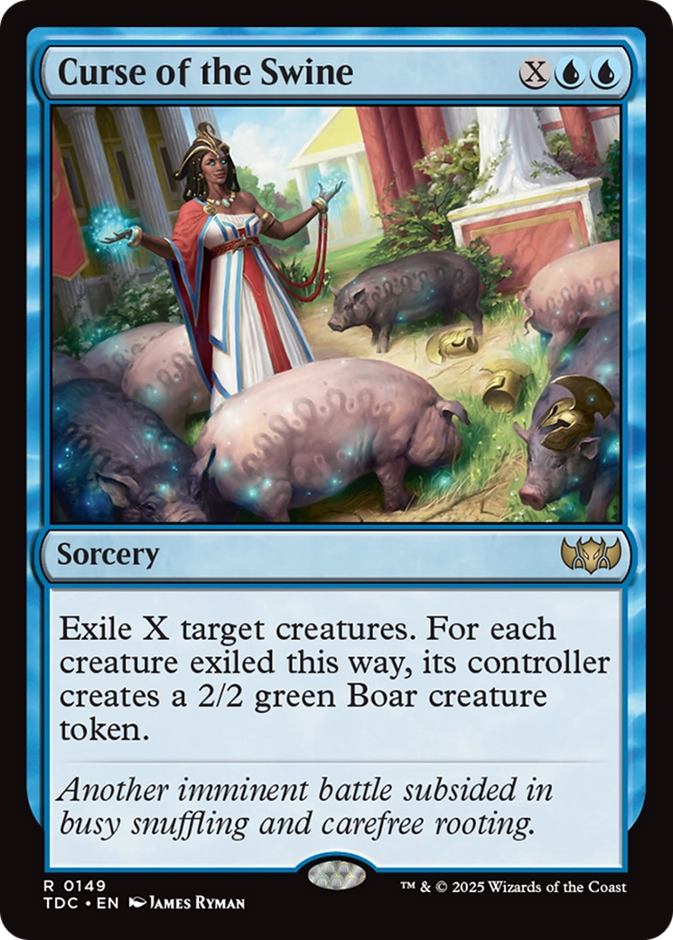 Curse of the Swine (TDC-149) [Commander: Tarkir: Dragonstorm]