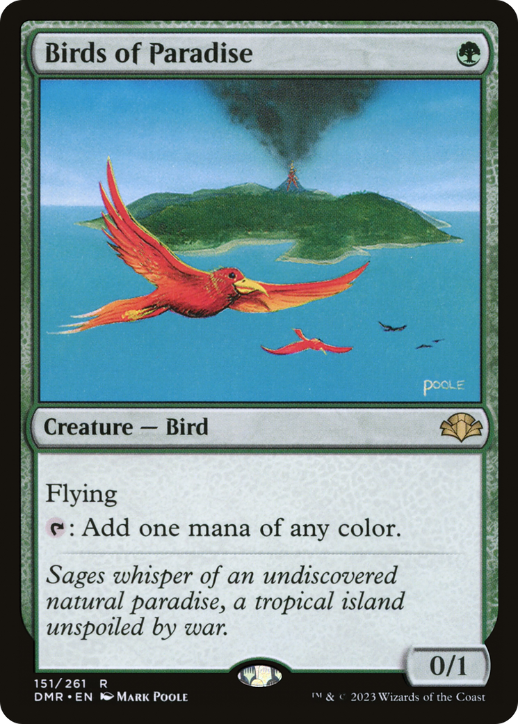 Birds of Paradise (DMR-151) [Dominaria Remastered] Foil