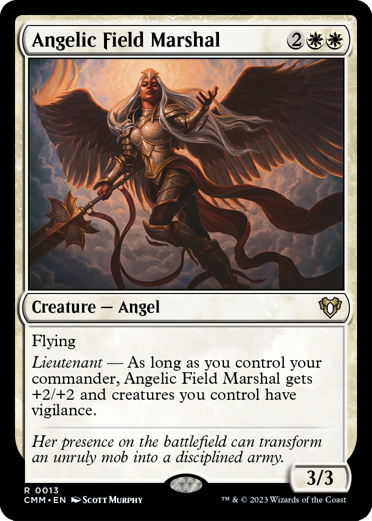 Angelic Field Marshal (CMM-013) [Commander Masters]