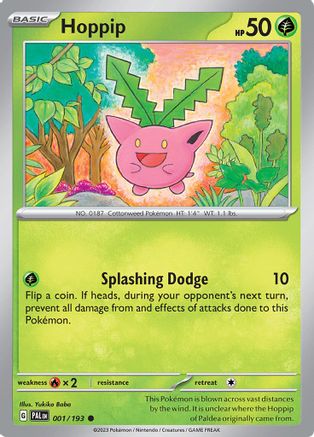 Hoppip (001) [SV02 Paldea Evolved] Reverse Holofoil - Common