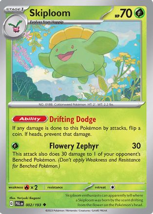 Skiploom (002) [SV02 Paldea Evolved] - Uncommon