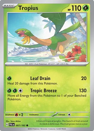 Tropius (007/193) [SV02 Paldea Evolved] - Common