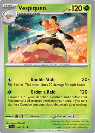 Vespiquen (009) [SV02 Paldea Evolved] - Uncommon