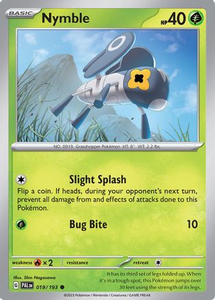 Nymble (019/193) [SV02 Paldea Evolved] - Common