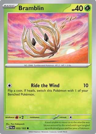 Bramblin (022/193) [SV02 Paldea Evolved] Reverse Holofoil - Common