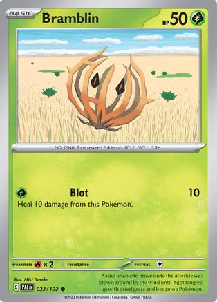 Bramblin (023/193) [SV02 Paldea Evolved] Reverse Holofoil - Common