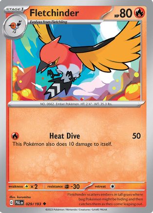 Fletchinder (029/193) [SV02 Paldea Evolved] - Uncommon