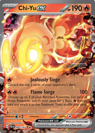 Chi-Yu ex (040/193) [SV02 Paldea Evolved] Holofoil - Double Rare