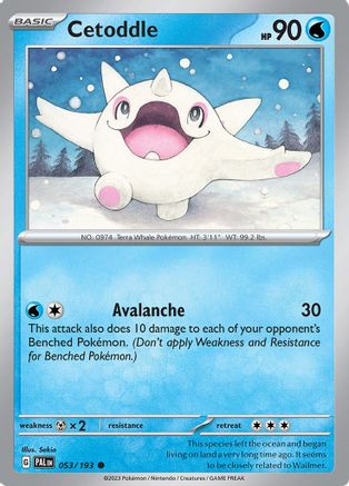 Cetoddle (053/193) [SV02 Paldea Evolved] - Common