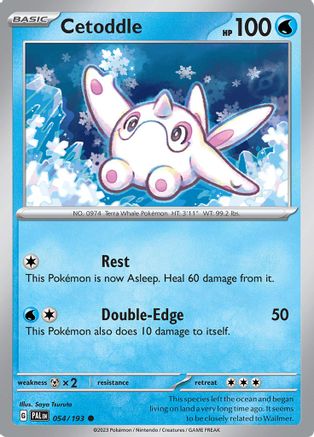 Cetoddle (054/193) [SV02 Paldea Evolved] Reverse Holofoil - Common