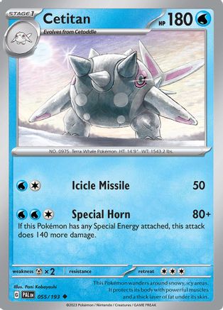 Cetitan (055/193) [SV02 Paldea Evolved] - Uncommon