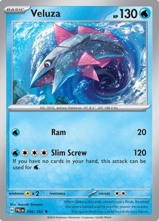Veluza (056/193) [SV02 Paldea Evolved] Holofoil - Rare