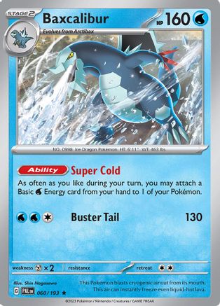 Baxcalibur (060/193) [SV02 Paldea Evolved] Reverse Holofoil - Rare